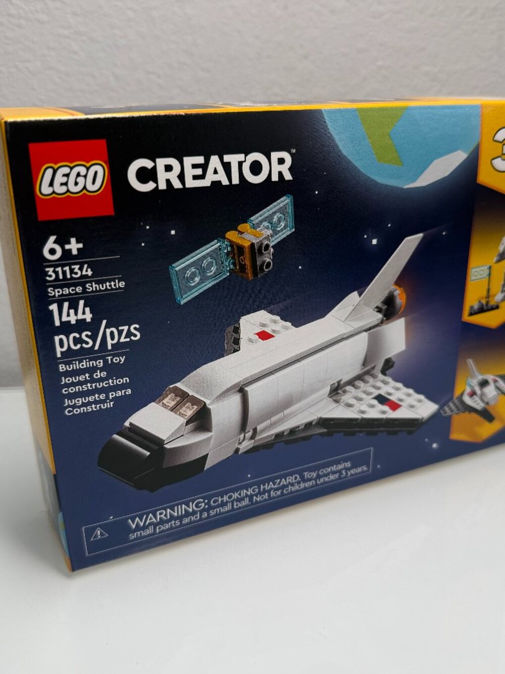 LEGO Creator 3 in 1 Space Shuttle 31134 144 Pieces Astronaut NEW Sealed